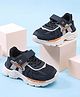 Cute Walk by Babyhug Velcro Closure Sneaker Shoes With Star Applique - Navy Blue