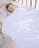 Totilo Muslin Baby Summer Blanket Pastel Colours - Ultra Soft Breathable Swaddle Wrap-blue