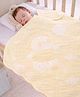 Totilo Muslin Baby Summer Blanket Pastel Colours - Ultra Soft Breathable Swaddle Wrap - yellow