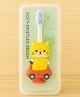 Totilo Baby Soft Bristle Toothbrush with Attractive Design - Gentle Oral Care with Travel Case (6M Plus) - Brown
