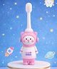 Totilo Baby Soft Bristle Toothbrush with Attractive Design - Gentle Oral Care with Travel Case (6M Plus) - Peach