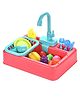 Zyamalox, Kitchen Sink kids kitchen set toy kitchen set with working tap miniature kitchen set kitchen sink kitchen set utensils kitchen items full set baby kitchen set (Assorted Color)