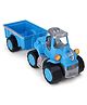 United Agencies Friction Power Wonder Tractor Trolley Toy For Kids - Blue