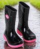 Pine Kids Slip On Rain Boots - Black