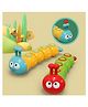 NEGOCIO Caterpillar Press & Go for Kids Infant Toddler Press Moving Toy Vehicle Bath Snake Toy for Kids Plastic Animal Shape Moving Educational Sensory Gliding Toys - PACK OF 1 - COLOR MAY VARY