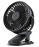 NEGOCIO USB Desk Fan, 3 Speeds Desktop Table Cooling Fan In Single Button, Super Airflow, Silent USB Portable Clip Personal Office Bedroom Car Desktop Fan - PACK OF 1 - COLOR MAY VARY