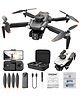 NEGOCIO F9 Brushless Drone with Dual Battery 4K HD Dual Camera WIFI Drone For Kids & Adults - PACK OF 1 - COLOR MAY VARY