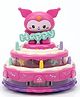 NEGOCIO Happy Kuromi Play Birthday Cake Universal Wheel Rotating with Music and Lights for Babies - PACK OF 1 - COLOR MAY VARY