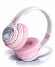 PunnkFunnk Astro Junior Wireless Bluetooth Headphones with BT 5.3, Noise Cancelling, Hi-Res Audio, 40mm Drivers, Deep Bass, Memory Foam Ear Cushions, Over-Ear Headset for Kids, Teens & Adults (Pink)
