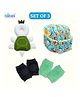 Bubzii Baby Best combo set soft protecting for walking and carwling comes with super soft Head protector Back protector 2 sets of Knee pads with silicon dots for extra grips