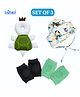 Bubzii Baby Best combo set soft protecting for walking and carwling comes with super soft Head protector Back protector 2 sets of Knee pads with silicon dots for extra grips