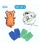 Bubzii Baby Best combo set soft protecting for walking and carwling comes with super soft Head protector Back protector 2 sets of Knee pads with silicon dots for extra grips