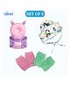 Bubzii Baby Best combo set soft protecting for walking and carwling comes with super soft Head protector Back protector 2 sets of Knee pads with silicon dots for extra grips