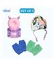 Bubzii Baby Best combo set soft protecting for walking and carwling comes with super soft Head protector Back protector 2 sets of Knee pads with silicon dots for extra grips