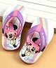 Cute Walk by Babyhug Disney Back Strap Flip Flops With Minnie Mouse Print - Purple & White