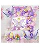 Puchku Rubber Butterfly Theme Birthday Party Decorations-70Pcs