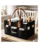 BAYBEE Tidy Stylish & Modern Diaper Bag for Mothers for Travel | Large Capacity Storage Diaper Bag | Strong & Sturdy Baby Organizer Storage | Portable Diapers Caddy Organizer (Black)