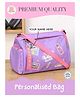 Rosada Retro DIY Sports Duffle Bag Multipurpose Easy Access Travel Bag for Kids - Purple & Pink