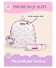 Rosada 13 inches DIY Unicorn Backpack Medium & Round Pencil Pouch Combo With Keychian - Multicolour