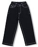 Pine Kids Denim Woven Full Length Jeans - Black