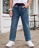 Pine Kids Denim Woven Full Length Jeans - Navy Blue