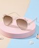 Babyhug Solid Coloured Sunglasses - Beige