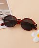 Babyhug Leopard Print Sunglasses - Black