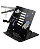 YAMAMA Astronaut Theme Book Stand For Kids, Adjustable Metal Book Stand for Reading, Foldable Cookbook Holder & Tablet With Multi-Angle Support, Non-Slip Base, Design for Students - Multicolor