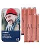 YAMAMA 24 pcs Chalk-Pastel Color Pencils Set, Vibrant Color Pre-sharpened Soft Core Drawing Pencils for Coloring Portraits, Sketching, Painting, Art Supplies for Beginner & Adult