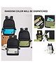 YAMAMA 18 Inch Backpacks Large Capacity Light Weight Laptop Stylish Durable Backpack With Adjustable Straps, Premium Design Bag For School, College, Office, Travel, Hiking Backpacks - Color May Vary