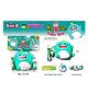 YAMAMA 4.7 Inch Silicone Cute Dino Theme Sling Crossbody Purse Bags for Girls, Toys Handbag Shoulder Silicone Small Purse, Sling Bag with Key Ring, Comb and Mirror - Multicolor