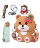 YAMAMA 5.5 Inch Silicone Cute Cartoon Sling Crossbody Purse Bags for Girls, Toys Handbag Shoulder Silicone Small Purse, Sling Bag with Key Ring, Comb and Mirror - (Pack of 1 - Color May Vary)