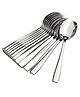Parage Stainless Steel Spoons Set of 12, Dinner Spoon Length 16cm, Food Grade Silverware for Home & Kitchen- Mirror Polished, 12 Silver Spoons