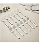 Parage 12 Pieces Stainless Steel Dinner Forks Set for Home & Kitchen, 15.5 cm Long, Fruit Fork for Dining Table, Dining Tableware Cutlery Set, Silver