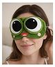 Jenna Frog Design Sleeping Eye Mask Soft Eye Cover for Travel & Night Sleep - Dark Green