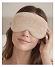 Jenna Fluffy Fur Sleeping Eye Mask Cozy Soft Eye Cover for Travel & Night Sleep - Cream