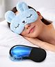 Jenna Cat Sleeping Eye Mask with Cooling Gel for Puffy Eyes, Headache Relief & Travel - Sky Blue