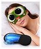 Jenna Frog Sleeping Eye Mask with Cooling Gel Soft Plush Comfortable Eye Mask for Kids & Adults - Dark Green