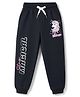 Smarty Girls Looper Knit Full Length Unicorn Printed Lounge Pant - Black