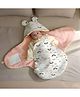 StarAndDaisy swaddle for newborn baby muslin wrap made with pure cotton velvet soft breathable large multipurpose baby wrap supports self soothing comfortable for daily use rainbow print - Pink