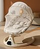 StarAndDaisy Baby Rocker for 0 to 2 Years Multifunctional Rocker with Mattress 5 Level Automatic Swing Bouncer Cradle Touch Panel Hanging Toys Safe Comfortable Durable for Infants and Toddlers White