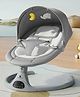StarAndDaisy Baby Rocker for 0 to 2 Years Multifunctional Rocking Chair with 5 Level Automatic Swing Bouncer Cradle Touch Panel Hanging Toys Safe Comfortable Durable for Infants and Toddlers Grey