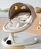 StarAndDaisy Baby Rocker for 0 to 2 Years Multifunctional Rocking Chair with 5 Level Automatic Swing Bouncer Cradle Touch Panel Hanging Toys Safe Comfortable Durable for Infants and Toddlers Beige