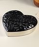 De Maison Decor Vitalis Black Heart Box in Silver finish