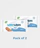 WaterWipes (Made in Ireland) Baby wipes, Pack of 2 (120 wipes), For sensitive skin, World's Purest Wipes (Imported),  Just 2 ingredients, Certified by Allergy UK and Eczema association