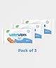 WaterWipes (Made in Ireland) Baby wipes, Pack of 3 (180 wipes), For sensitive skin, World's Purest Wipes (Imported),  Just 2 ingredients, Certified by Allergy UK and Eczema association