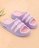 BERSACHE Colour Blocked Sliders - Purple