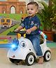 JoyRide Mighty Tusk Rhino Rider Foot-to-Floor Ride-On Toy for Kids Push Car with Music Interactive LED Lights, Music, and Under-Seat Storage.