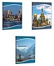 Gowoo Enchanting Everest Notebook, Seoul Reflections Notebook, Colours of Istanbul Notebook (Ruled) :- multipurpose ruled notebook, cityscape cover notebook, simple ruled notebook | Combo of 3 Book