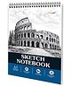 Gowoo  Ancient Rome Spiral Sketch Notebook :- ancient rome sketchbook, roman architecture sketch notebook, classical art spiral sketchbook, timeless roman art sketchbook, spiral sketch notebook